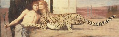 Fernand Khnopff Art,or The Sphinx.or The Caresses (mk19) Spain oil painting art